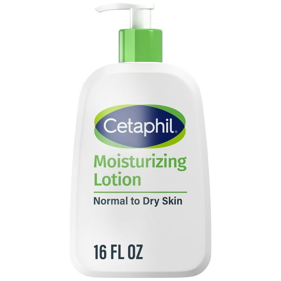 Cetaphil Moisturizing Face and Body Lotion for Normal to Dry Skin, Hydrating Fragrance Free, 16 fl oz