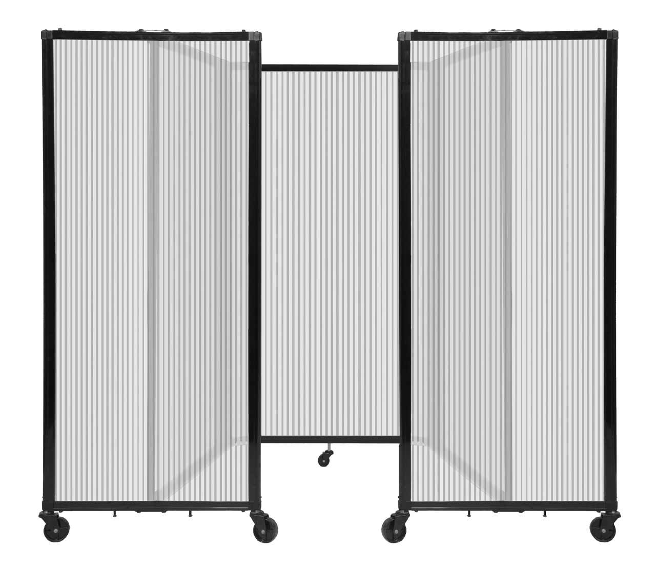 Versare Polycarbonate Room Divider 360 Portable Wall Partition