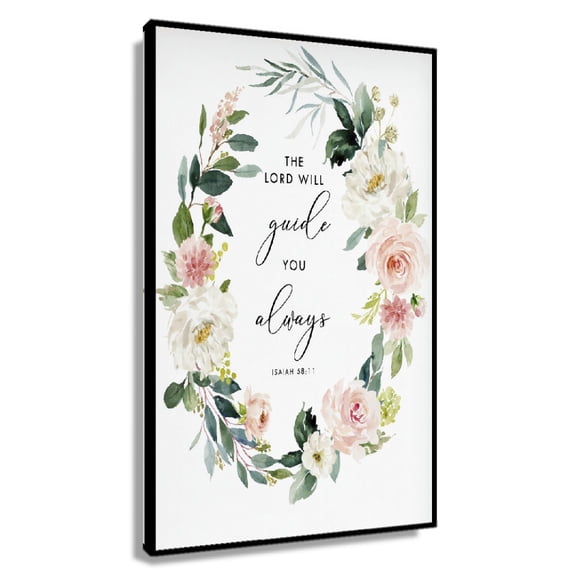 Isaiah 58 11 The Lord Will Guide Bible Verse Wall Art, Printable Wall Art, Scripture Christian Gift Poster Pictures Decor Living Room Decorations