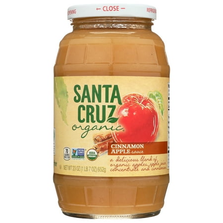 (12 pack) (12 Pack) Santa Cruz Organic Fruit Sauce, Apple Cinnamon, 23 Oz.