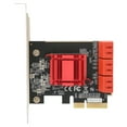 thumbnail image 2 of SATA Expansion Card,PCIE to SATA3.0 Expansion PCI Eto SAT Expansion Card SATA Controller Card Built for Professionals, 2 of 9