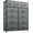 A-dark Grey, variant on Tall Dresser for Bedroom, Fabric Dressers Storage Tower, Dresser & Chest of Drawers Organizer Unit with 11 Drawers, Storage Cabinet, Hallway, Closets, Steel Frame, Wood Top