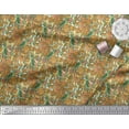 thumbnail image 2 of Soimoi Poly Georgette Fabric Leaves, & Parrot Bird Decor Fabric Printed Yard 42 Inch Wide, 2 of 3