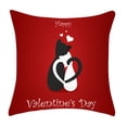 thumbnail image 1 of Fiudx Liquidación De Ahorros De Verano Adornos De San Valentín Muñeco Sin Rostro Fundas De Almohada Patrón De Papá Noel Funda De Almohada, 1 of 2