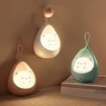 thumbnail image 4 of Sunjoy Tech Cartoon LED Lamp Creative Shape Adorable Appearance Hanging Design Flicker Free Rechargeable Ultra-Bright Cartoon Bunny Cat LED Lamp Human Induction Light for Home, 4 of 8