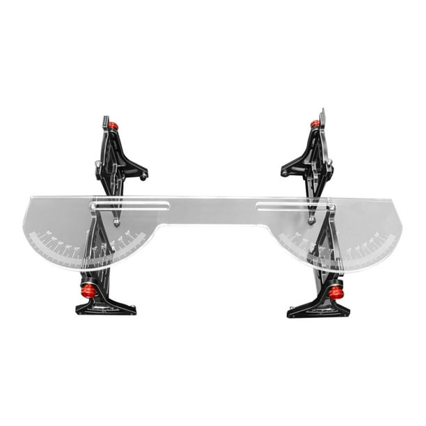 Camber Gauge Alto Rendimiento Universal Profesional RC Car Truck Herramienta De Configuración Rojo