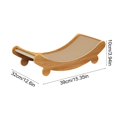 thumbnail image 3 of Rourlinge Natural Jute Cat Scratcher Bed Pad Lounge Furniture Scratch Resistant Board for Indoor Cats Kittens Puppies Pet Scratching Post Mat Tray, 3 of 6