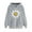 Gray, variant on YUGYXL Flower Graphic Hoodies for Women Fall Drawstring Loose Sweatshirts Winter Drop Shoulders Long Sleeve Hoodie White XXL
