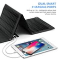 thumbnail image 4 of Foldable 24W Solar Panel Charger for Jackery Explorer/Flashfish/MARBERO/BALDR/Paxcess Portable Power Station Generator and USB Devices, QC3.0 USB Ports, 4 of 5