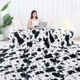 thumbnail image 1 of Microfiber King Size Bed Blanket Black And White Lightweight King Blanket For, 1 of 7