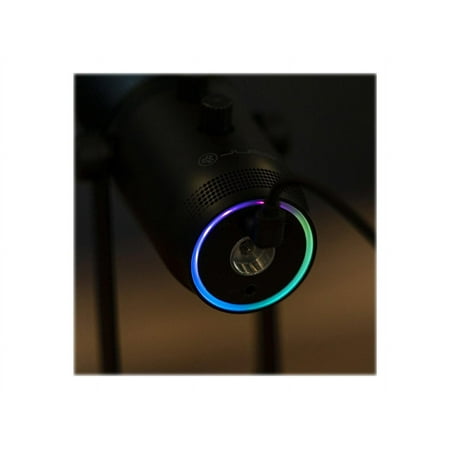 JLab Audio Talk Pro USB Microphone with Optional Cardioid, Omnidirectional, Stereo, Bidirectional Signatures, Volume, Gain Control, Quick Mute and Plug and Play USB-C Output -192k Sample Rate