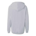 thumbnail image 2 of J. America Women's Sueded V-Neck Hooded Sweatshirt, 2 of 4