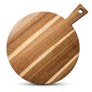 LYLHZRMDGC Round Acacia Wood Cutting Board, 12"