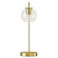 thumbnail image 2 of Modway Silo Glass Globe Glass and Metal Table Lamp in Satin Brass, 2 of 9