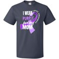 thumbnail image 3 of Inktastic I Wear Purple for My Mom Lupus Awareness T-Shirt, 3 of 5