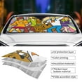 thumbnail image 3 of Scooby Doo Car Windshield Sunshades, Front Windshield Sun Shade, Hardened Sun Visor Shield Cover, Foldable Reflector For Car Truck Suv, Keeps Your Vehicle Cool, 3 of 8