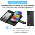 thumbnail image 3 of Galaxy A51 Case, [5G Version] Galaxy A51 Wallet Case,Takfox ID Cash Credit Card Slots Holder Pouch Folio Flip PU Leather Cover Shell Kickstand Detachable Magnetic Hard Case & Lanyard - Black, 3 of 7