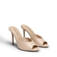 thumbnail image 3 of DREAM PAIRS Mule Heels for Women High Heels Stiletto Open Round Peep Toe Mules Sandals Slip on Dress Shoes Sexy Heeled for Party Dressy Prom Wedding, 3 of 8