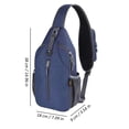 thumbnail image 3 of LSLJS Crossbody Sling Backpack Sling Bag Travel Hiking Chest Bag, Chest Pack, 3 of 7