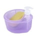 thumbnail image 3 of Dispensador automático de jabón líquido | Soporte para esponja de limpieza de cocina | Jabonera de cerámica con diseño decorativo | Jabonera portátil de encimera para baño y hogar, 3 of 4