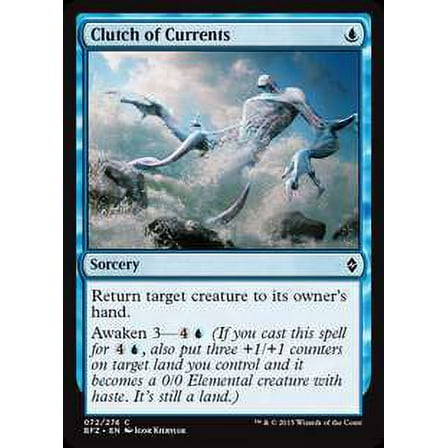 MtG Battle for Zendikar Common Clutch of Currents (Foil) #72