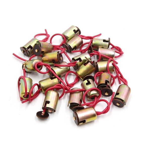 Unique Bargains 20pcs 1156 Light Bulb Car Turn Signal Lamp Extension Wire Socket Connecter
