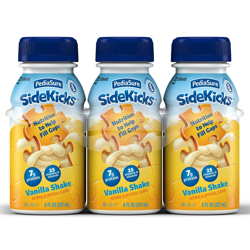 PediaSure SideKicks, High Protein Nutrition Shake for Kids, Vanilla, 8