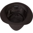 thumbnail image 2 of Sakkas Unisex Structured Wool Fedora Winter Hat ( 3 Colors ) - Black - L/XL, 2 of 2