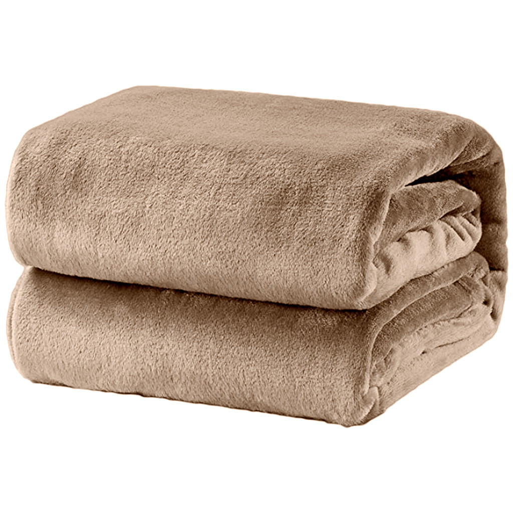 Super Soft Warm Solid Micro Plush Fleece Blanket Throw Rug Sofa Bedding 9 Colors 