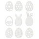 thumbnail image 3 of Billuyoard Pegatina de Pascua forma de huevo acrílico pared calcomanía Festival decoración espejo pared Paster Diy 3d pegatinas decorativas Kits de decoración para fiestas plata JM626 Billuyoard HA003777-01, 3 of 6