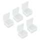 thumbnail image 3 of Contenedores de esponja transparentes pequeños con tapa, soportes transparentes, caja de soplo, accesorios para manualidades, almacenamiento de herramientas, 5 uds., 3 of 8