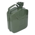 thumbnail image 2 of Contenedor de gasolina de 1,3 galones y 5 l, de acero inoxidable engrosado, con asa portátil, 2 of 15