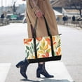 thumbnail image 4 of FORMRS Laptop Tote Bag for Women with 15.6" Computer Compartments Handbag, Orange Autumn Leaves, 4 of 7