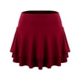 thumbnail image 2 of Doublju Women's Flared Skater Mini Skirt (Plus Size Available), 2 of 4