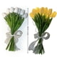 thumbnail image 3 of Juego de 10 luces nocturnas artificiales con tulipanes, flores brillantes con modos LED blanco cálido y RGB para dormitorio, decoración del hogar, tulipanes artificiales recargables por USB para sala, 3 of 7