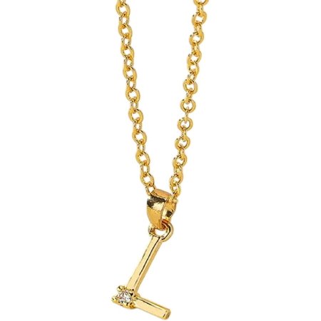 New 2026 Unisex Versatile Fashion Alloy Letter L m s c j Pendant Necklace Clavicle Chain For Women Her Jewelry Party Gift Decoration Luxury With You Accessories Up-to-date Best And Men[b891]