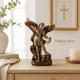 thumbnail image 6 of DurableDelights Saint Michael Archangel Figurine 5.31 Inch – Resin Statue with Sword and Wings, Home Decor, Guardian Angel Collectible, Catholic Religious Gift, 6 of 8
