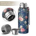 thumbnail image 2 of 20 Oz Pioneer Flower Coffee Tumbler Double Wall Insulated Stainless Steel Water Bottle | Metal Reusable Thermoses Flask with Cup Cap | Leak & Sweat Proof with Anti-Dust Lid, 2 of 7