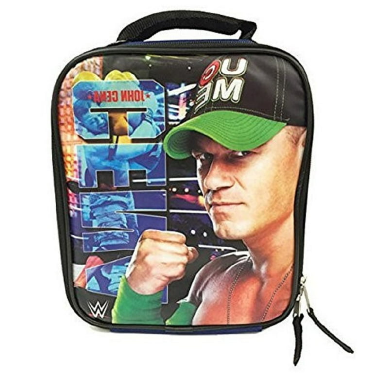 wwe john cena lunch box lunch bag - \never give up\