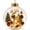 1pcs F, variant on 6PCS Glowing Christmas Ornaments - Mini Gold Light-Up Christmas Ball Ornaments - Christmas Tree Ornament with Warm LED Light for Tree Mantel, Holiday Scene Decoration & Gift