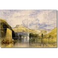 thumbnail image 1 of Ceramic Tile Mural-Joseph Turner Landscapes Painting 374. 48" w x 32" h using (24) 8 x 8 ceramic tiles, 1 of 3
