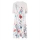 thumbnail image 4 of Puntoco Vestido De Verano Con Cuello Redondo Y Manga Corta Con Estampado Floral Para Mujer, Color Rosa Xxl,Regalos Para Mujer Joven, 4 of 6