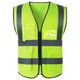 thumbnail image 1 of Chaleco reflectante con tiras chaqueta de alta visibilidad para ciclismo de seguridad del tráfico al aire libre, 1 of 6