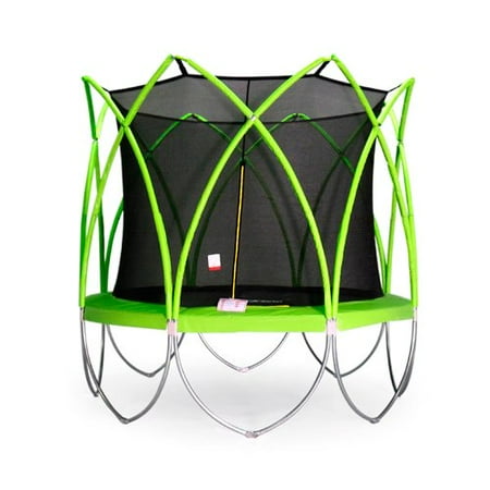 Spark 10 Foot Trampoline With Safety Enclosure Green Box