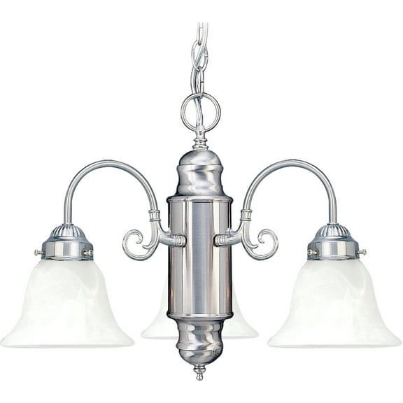 Volume Lighting V4323 Marti 3 Light 23" Wide Chandelier - Nickel