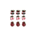 thumbnail image 1 of Decoraciones de Árbol de Navidad Bolsa de Paño de Navidad Red Grid 8cm Decoraciones Colgantes de Árbol de Navidad Decoración de Espuma de Navidad Decoraciones Colgantes. Árbol de Navidad Blanco, 1 of 6
