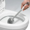 Toilet Brush with Hard Bristles Bathroom Cleaning Bowl Brush Kit Modern and Compact Toilet