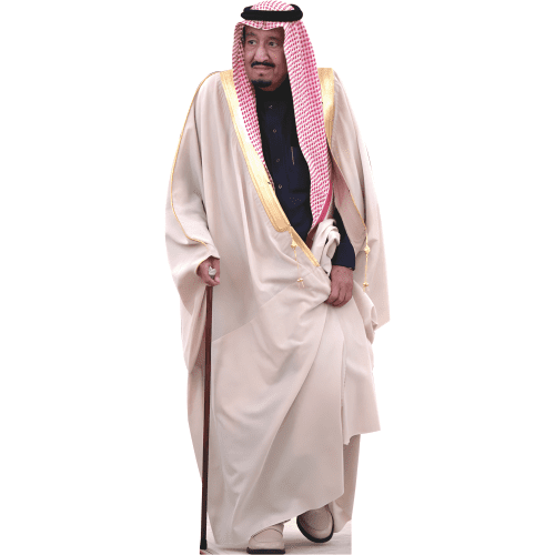 H38289 King Salman bin Abdulaziz Al Saud of Saudi Arabia Cardboard Cutout Standee Standup Stand In