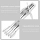 thumbnail image 3 of 6 herramientas para comer cangrejos: tenedores de acero inoxidable para mariscos, tenedores y herramientas para cangrejos, ideales para cenas familiares y reuniones con amigos., 3 of 7