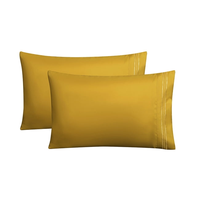 SIYTUAU Envelope Style Pillowcases Set Of 2 Summer Velvet Bedding For Dormitory And Room Soft Hair Friendly 20X26 Inch